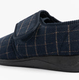 Jo & Joe DENNIS Mens Adjustable Full Slippers Navy
