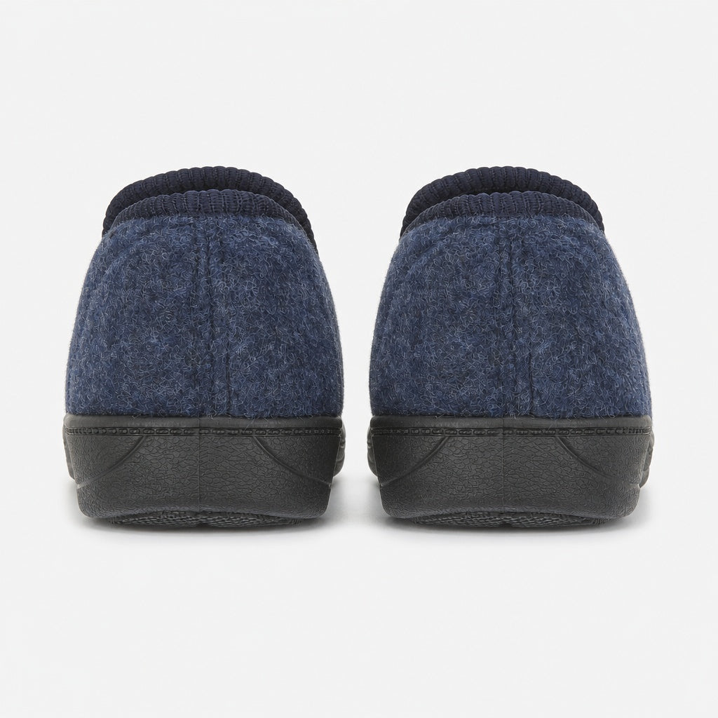 Jo & Joe EAMON Mens Full Slippers Navy