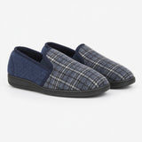 Jo & Joe EAMON Mens Full Slippers Navy