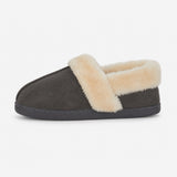 Jo & Joe EDALE Womens Full Slippers Dark Grey