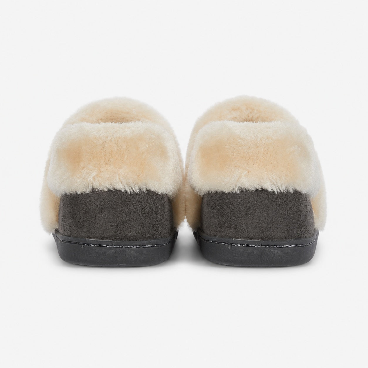 Jo & Joe EDALE Womens Full Slippers Dark Grey