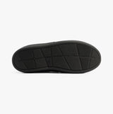 Jo & Joe EDWARD Mens Slippers Navy bottom view showing rubber sole with textured grip.