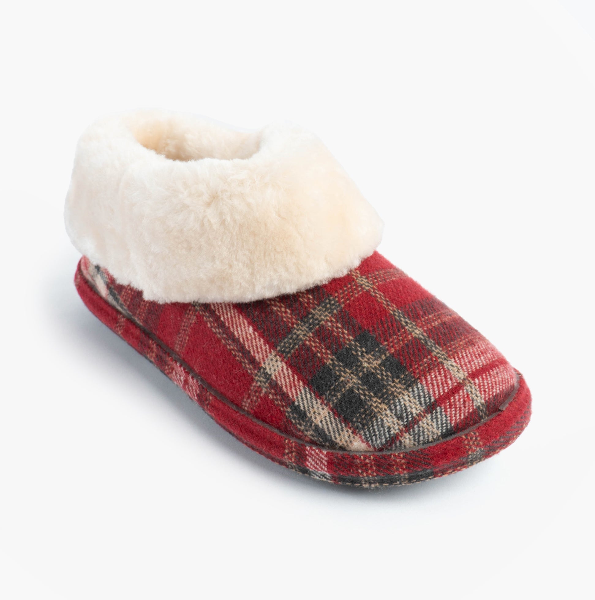 Jo & Joe GLENROYAL Womens Bootie Slippers Festive Red