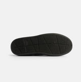 Jo & Joe GORDON Mens Full Slippers Checkered Grey sole view with textured grip and durable surface for comfort.