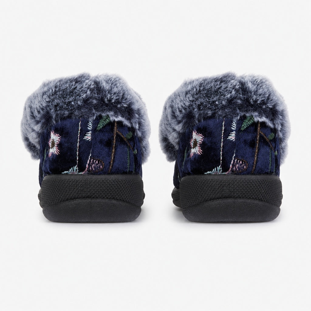 Jo & Joe MABEL Womens Full Slippers Navy
