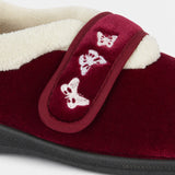 Jo & Joe MATILDA Womens Touch Fasten/Velcro Wine