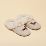 Joules SLIPPET Womens Mule Slippers Oatmeal