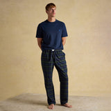 Joules DOZER Mens Pyjama Bottoms Green/Navy