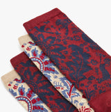 Joules EVERYDAY 2-Pack Womens Socks Neutral Demask detail view showcasing design and color variations.