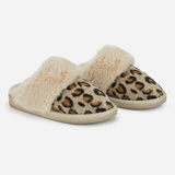 Jo & Joe NALA Womens Mule Slippers Leopard