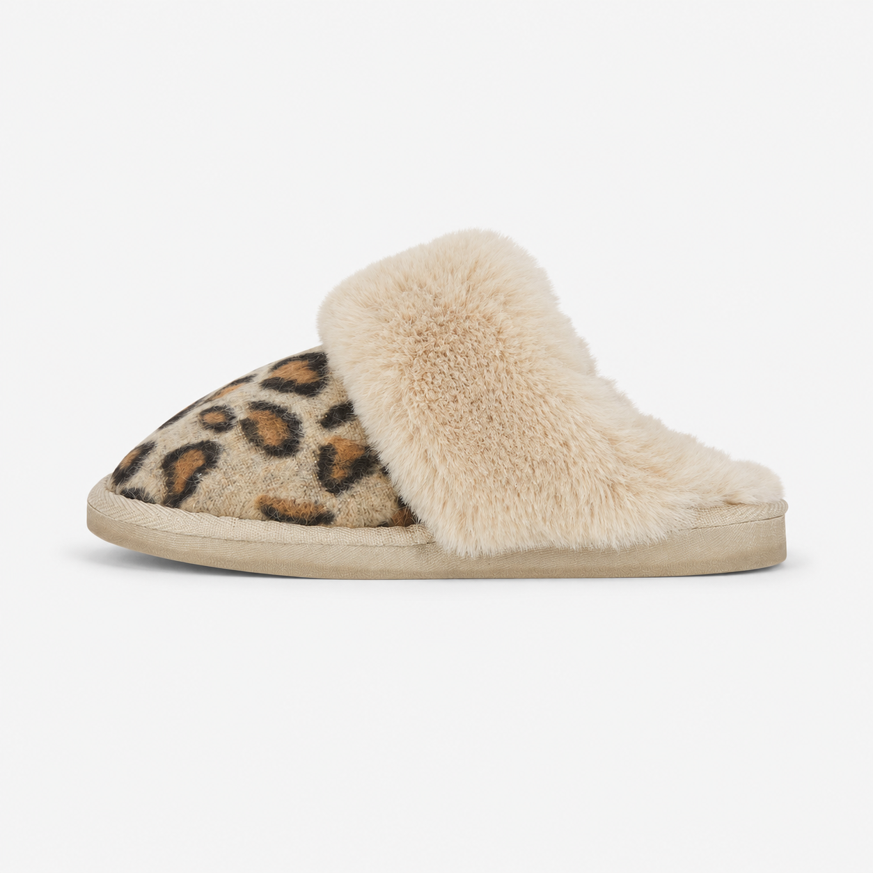 Jo & Joe NALA Womens Mule Slippers Leopard