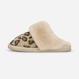 Jo & Joe NALA Womens Mule Slippers Leopard