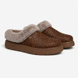 Skechers BOBS KEEPSAKES LITE Womens Full Slippers Leopard