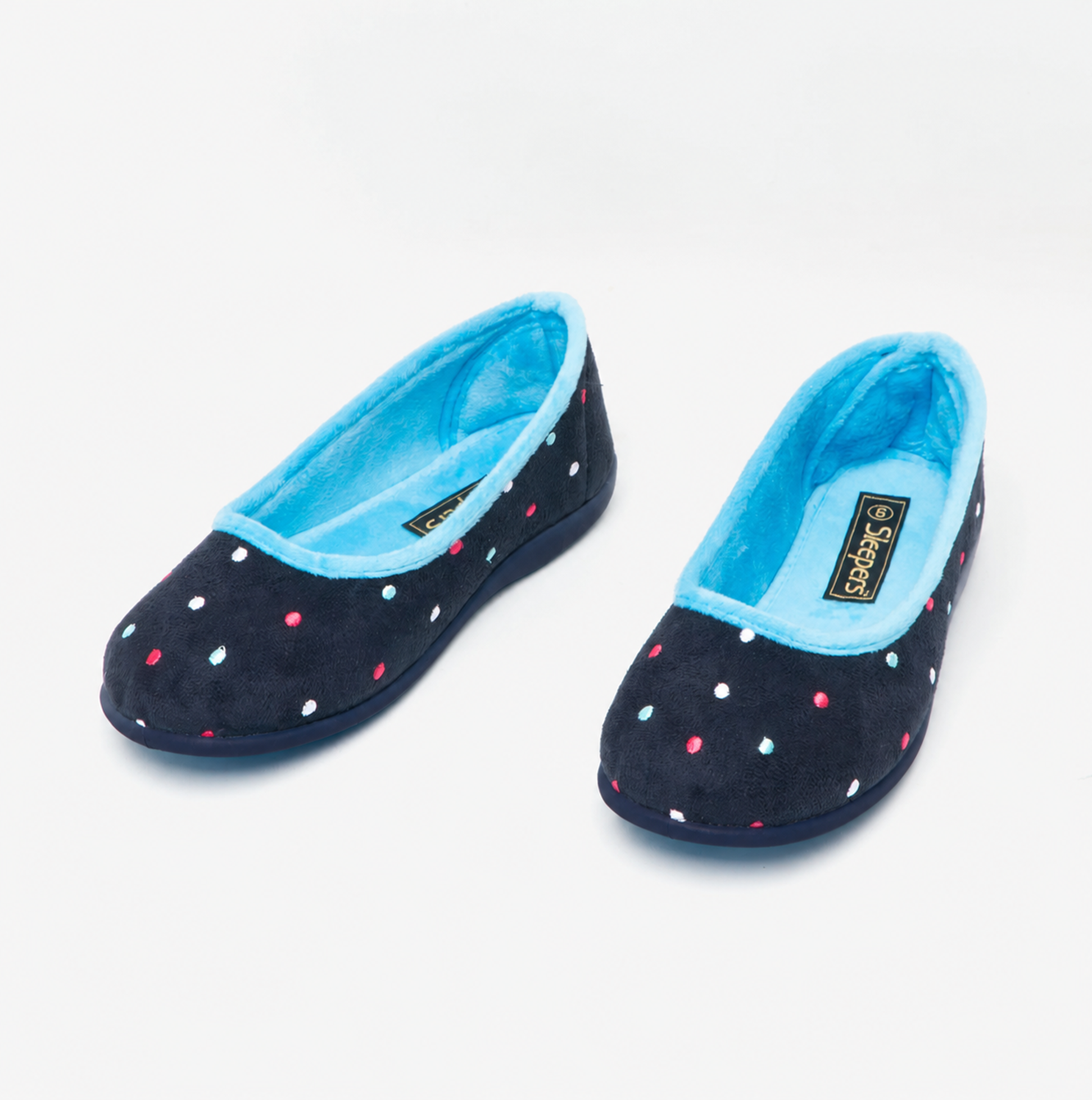 Sleepers ISLA Womens Full Slippers Blue/Turquoise