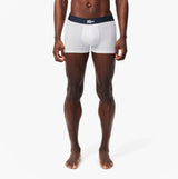 Lacoste 3 Pack Trunks Mens Trunks Thyme/Navy Blue/White