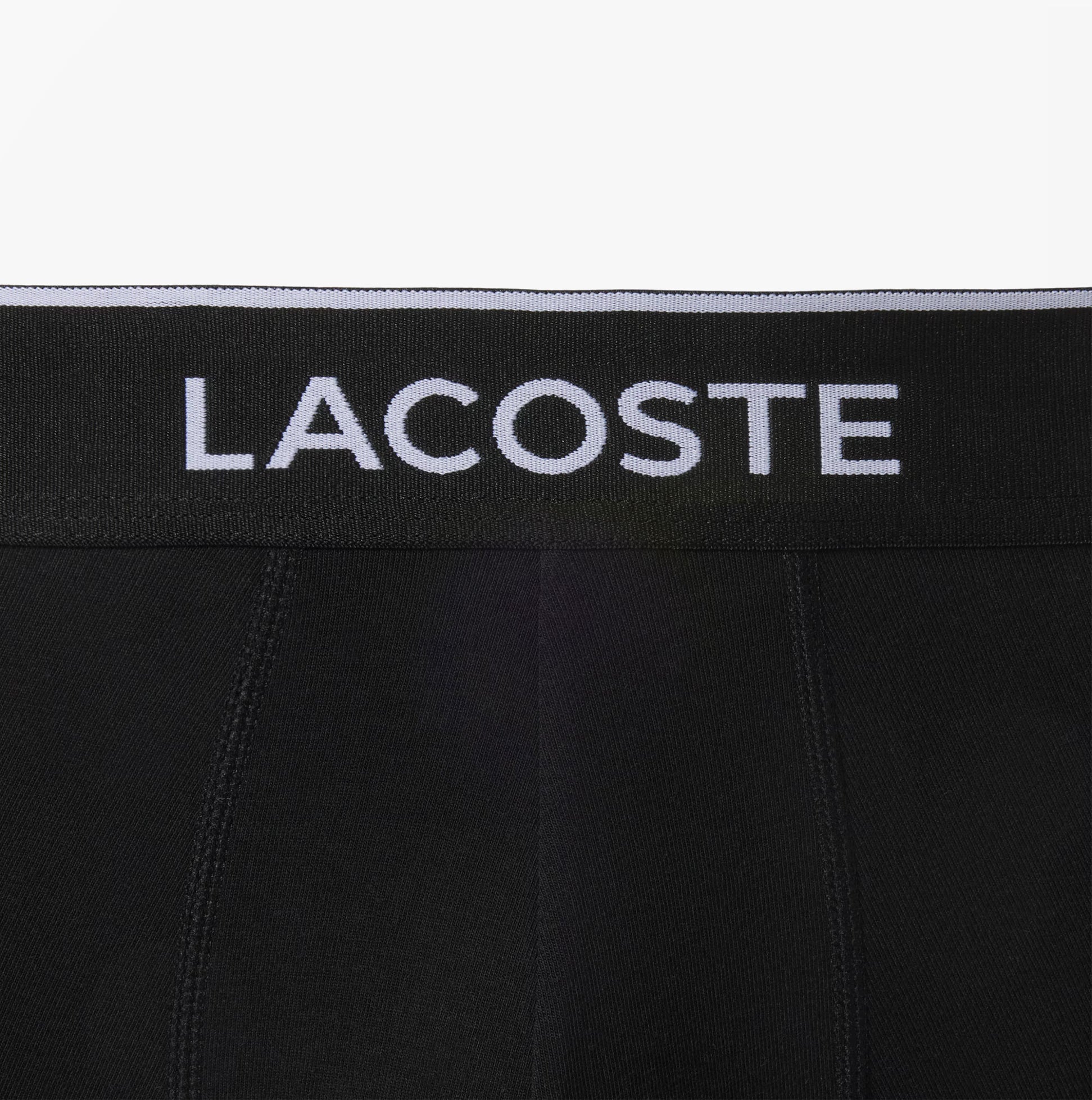 Lacoste 3 Pack Boxer Briefs Mens Boxer Briefs Black