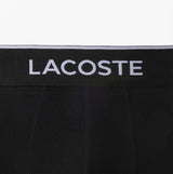 Lacoste 3 Pack Boxer Briefs Mens Boxer Briefs Black