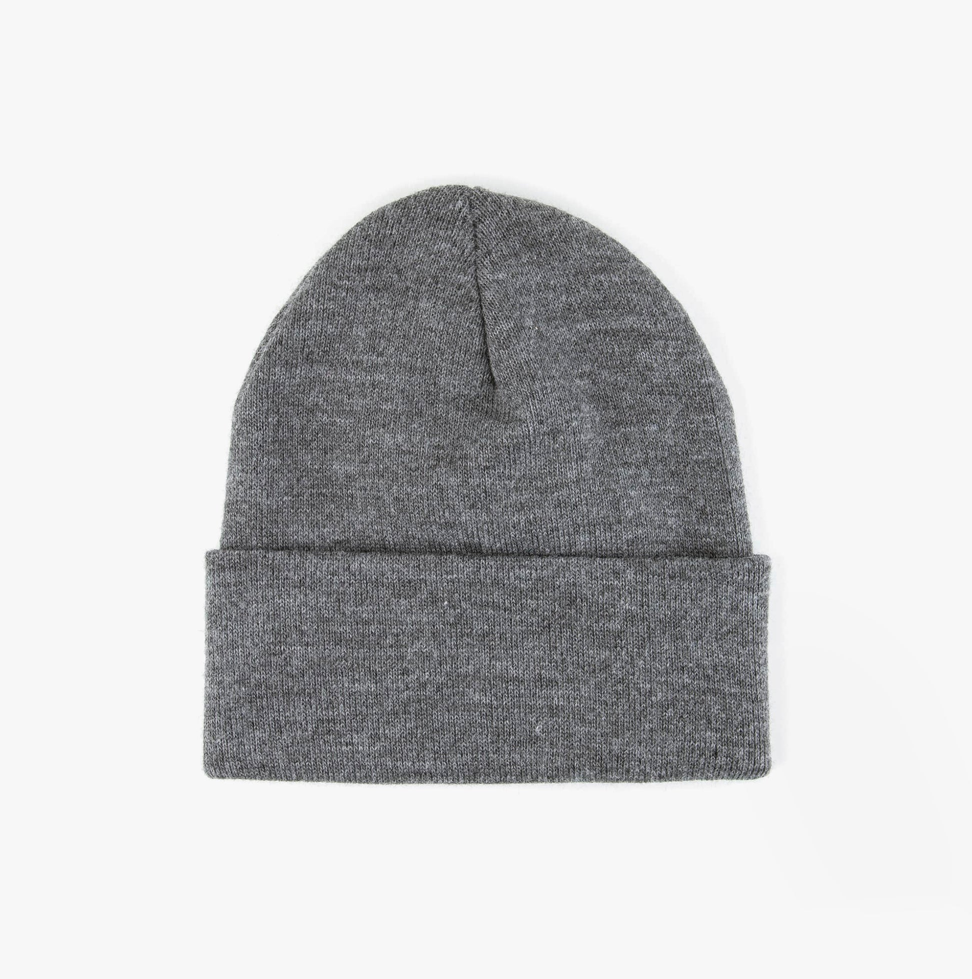 Levi's BATWING EMBROIDERED SLOUCHY BEANIE Mens Regular Grey front view, made of 100% cotton, perfectly slouchy styling.