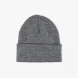 Levi's BATWING EMBROIDERED SLOUCHY BEANIE Mens Regular Grey front view, made of 100% cotton, perfectly slouchy styling.