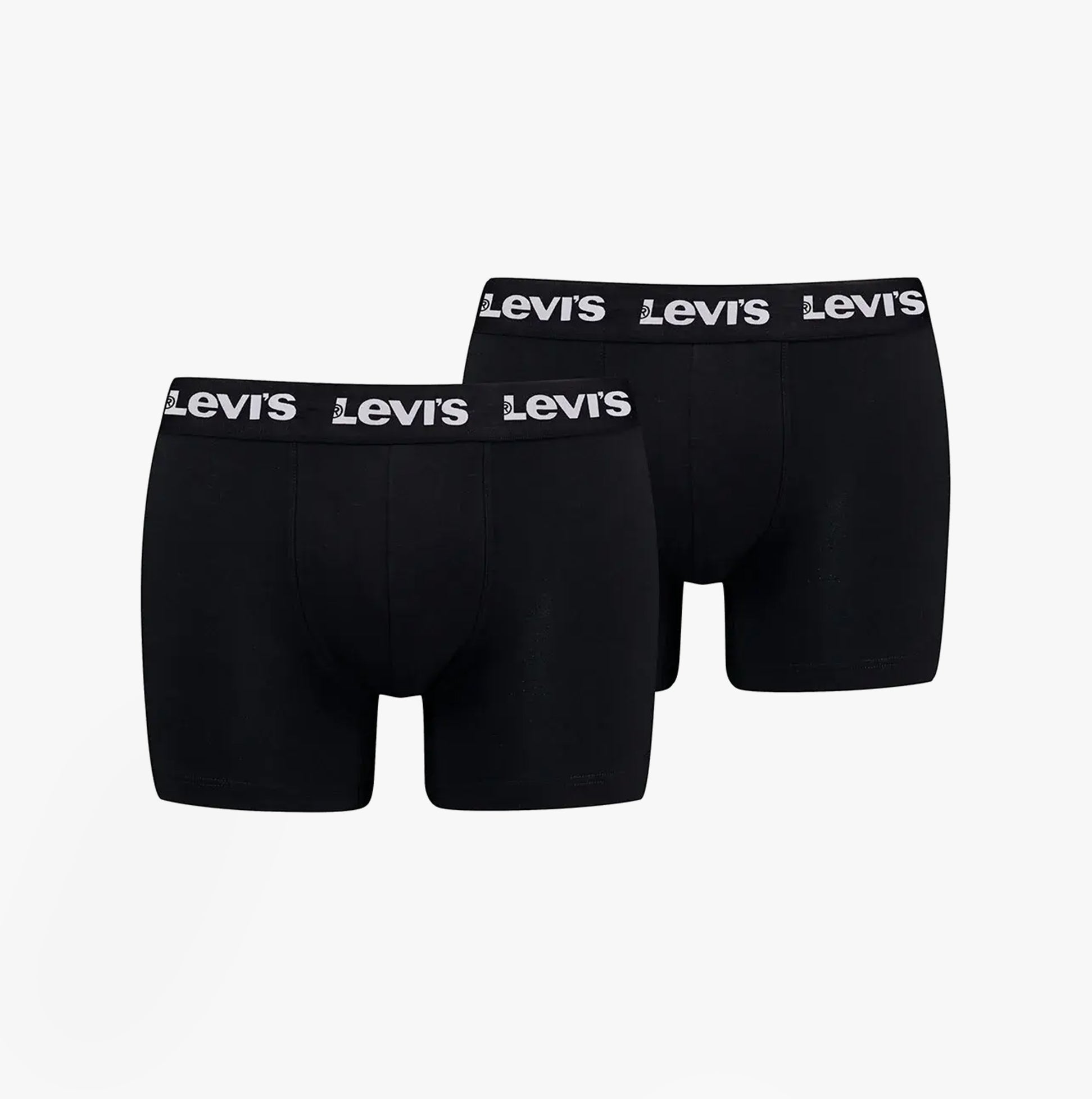 Levi's REPEAT LOGO Mens 2 Pack Trunks Black
