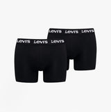 Levi's REPEAT LOGO Mens 2 Pack Trunks Black