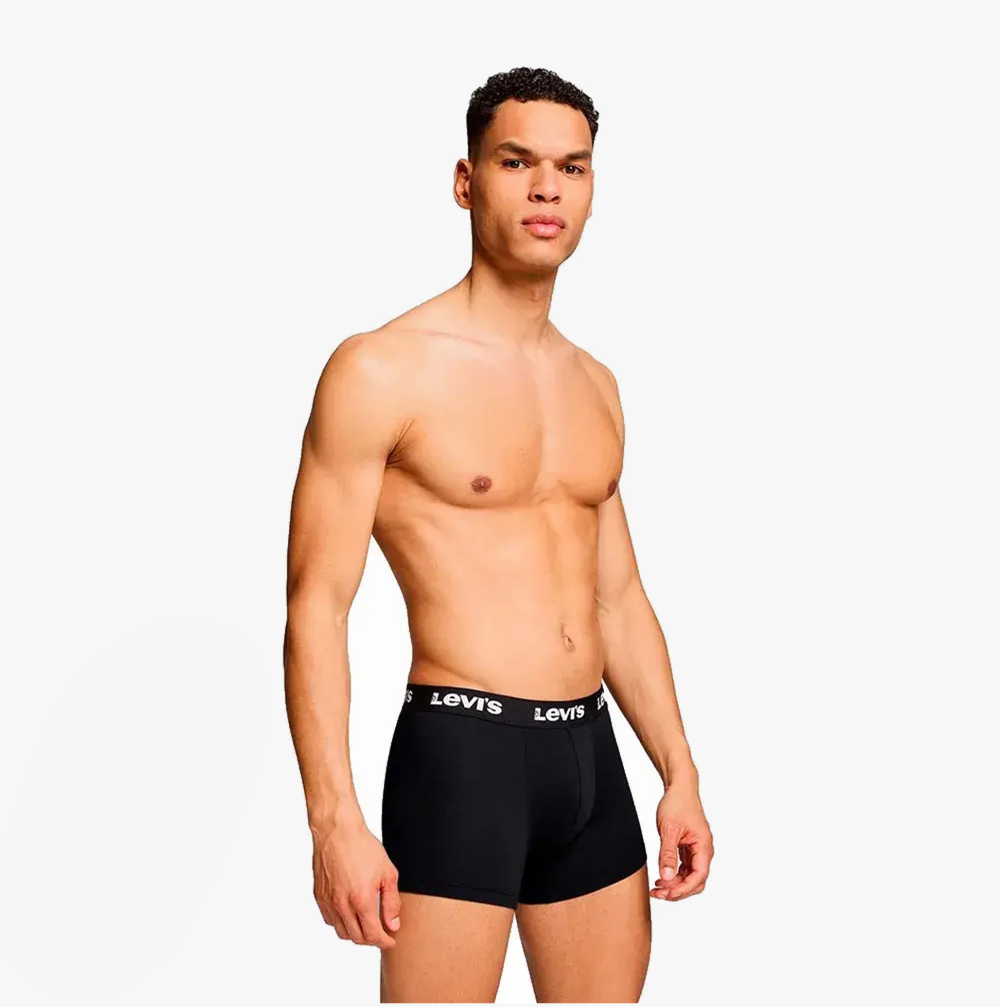 Levi's REPEAT LOGO Mens 2 Pack Trunks Black