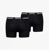 Levi's REPEAT LOGO Mens 2 Pack Trunks Black