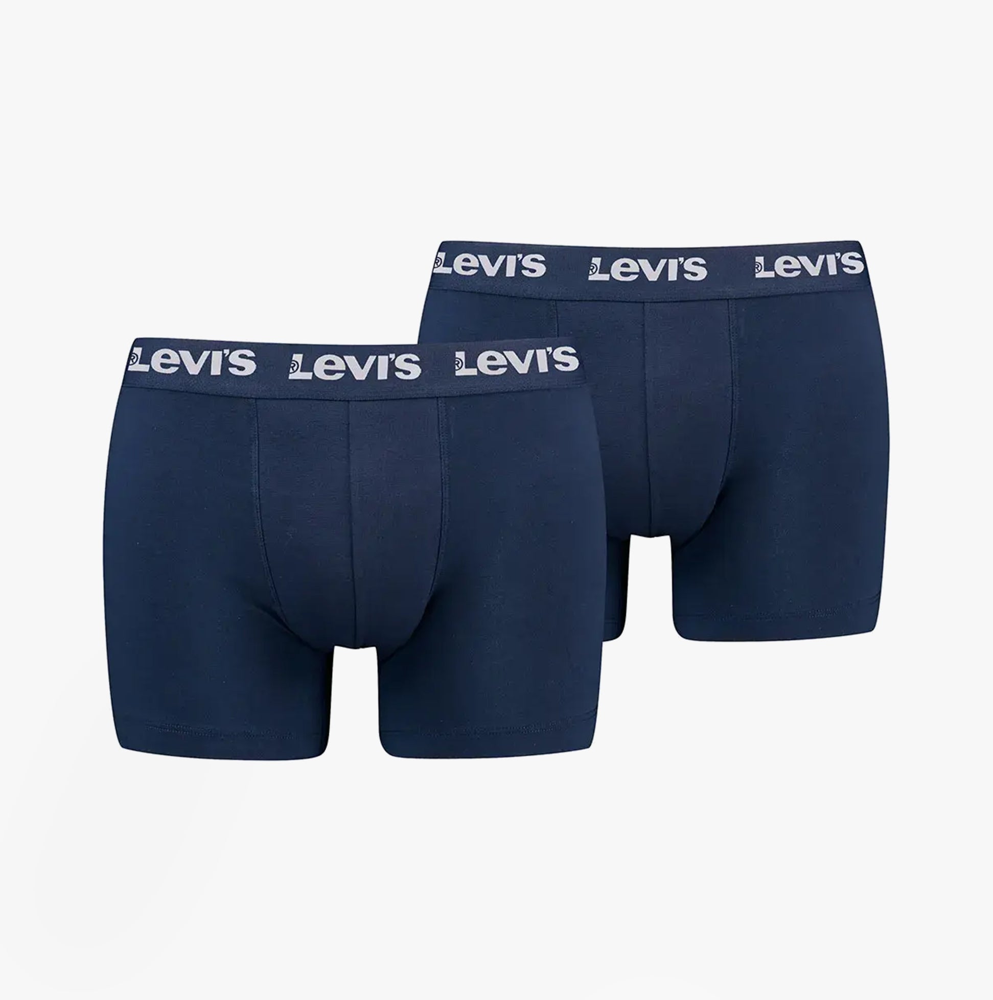 Levi's REPEAT LOGO Mens 2 Pack Trunks Navy