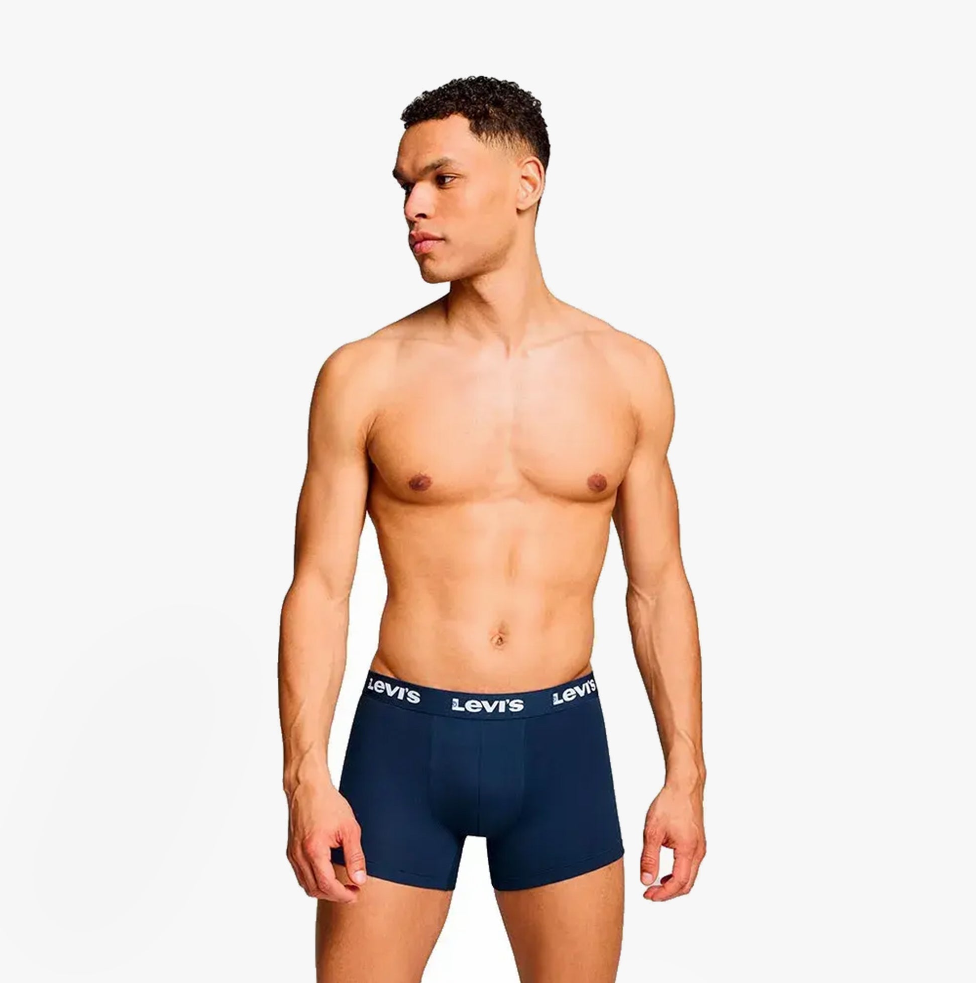 Levi's REPEAT LOGO Mens 2 Pack Trunks Navy