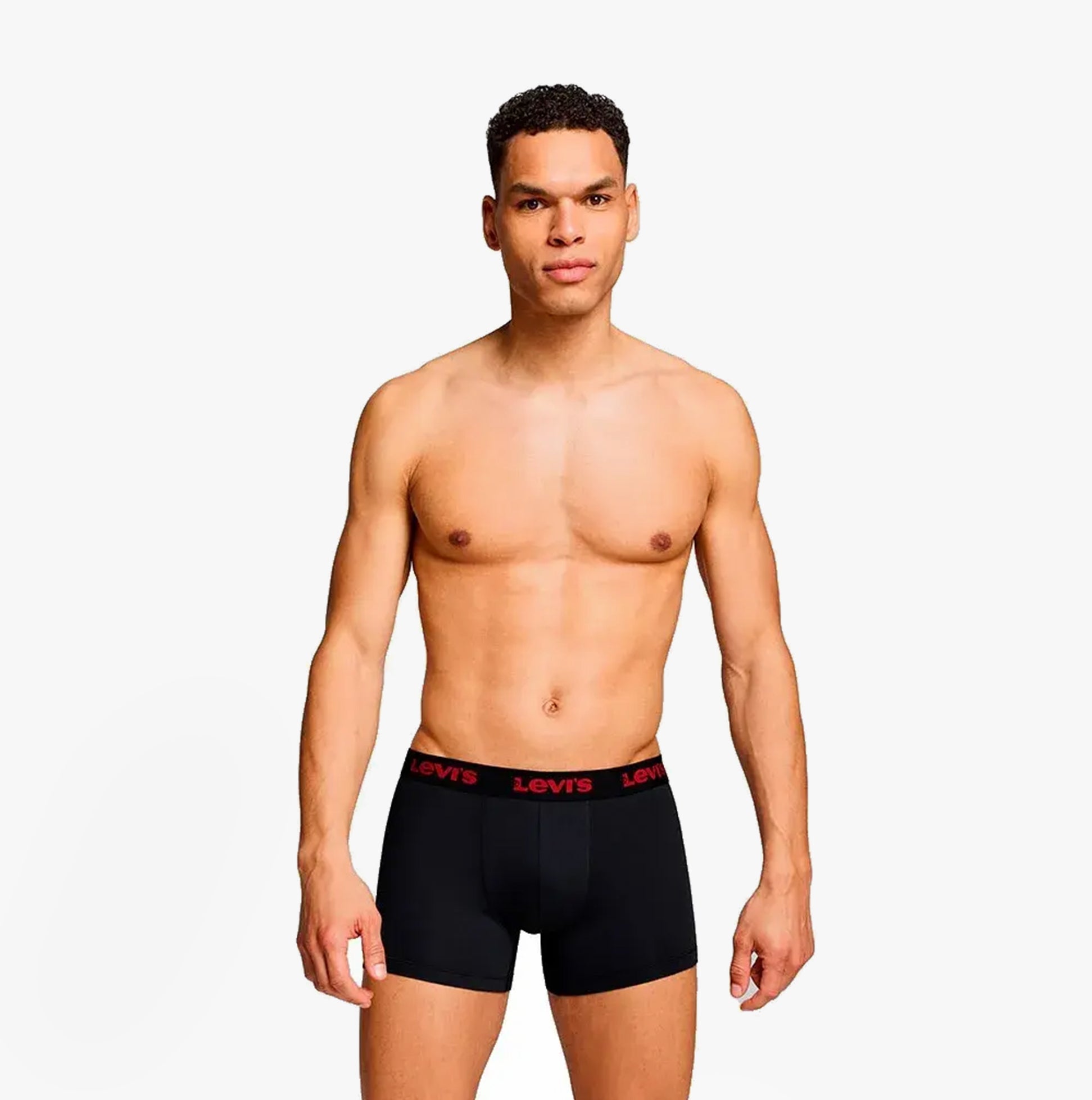 Levi's REPEAT LOGO Mens 2 Pack Trunks Red Combo