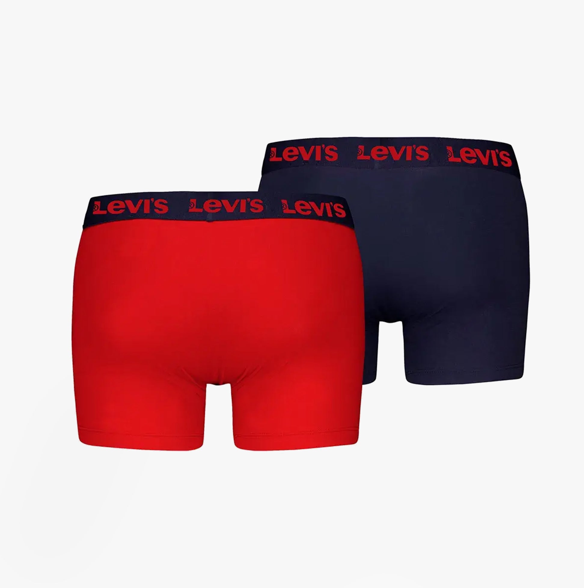 Levi's REPEAT LOGO Mens 2 Pack Trunks Red Combo