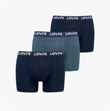 Levi's REPEAT LOGO Mens 3 Pack Trunks Navy Combo