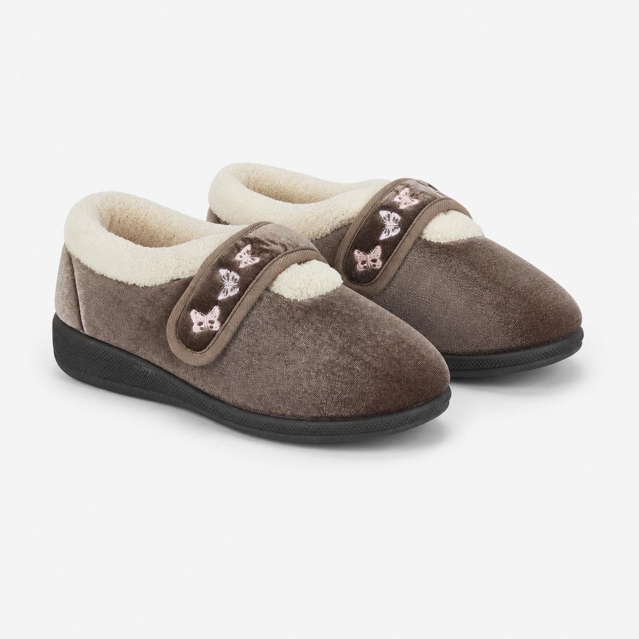 Jo & Joe MATILDA Womens Touch Fasten/Velcro Mink