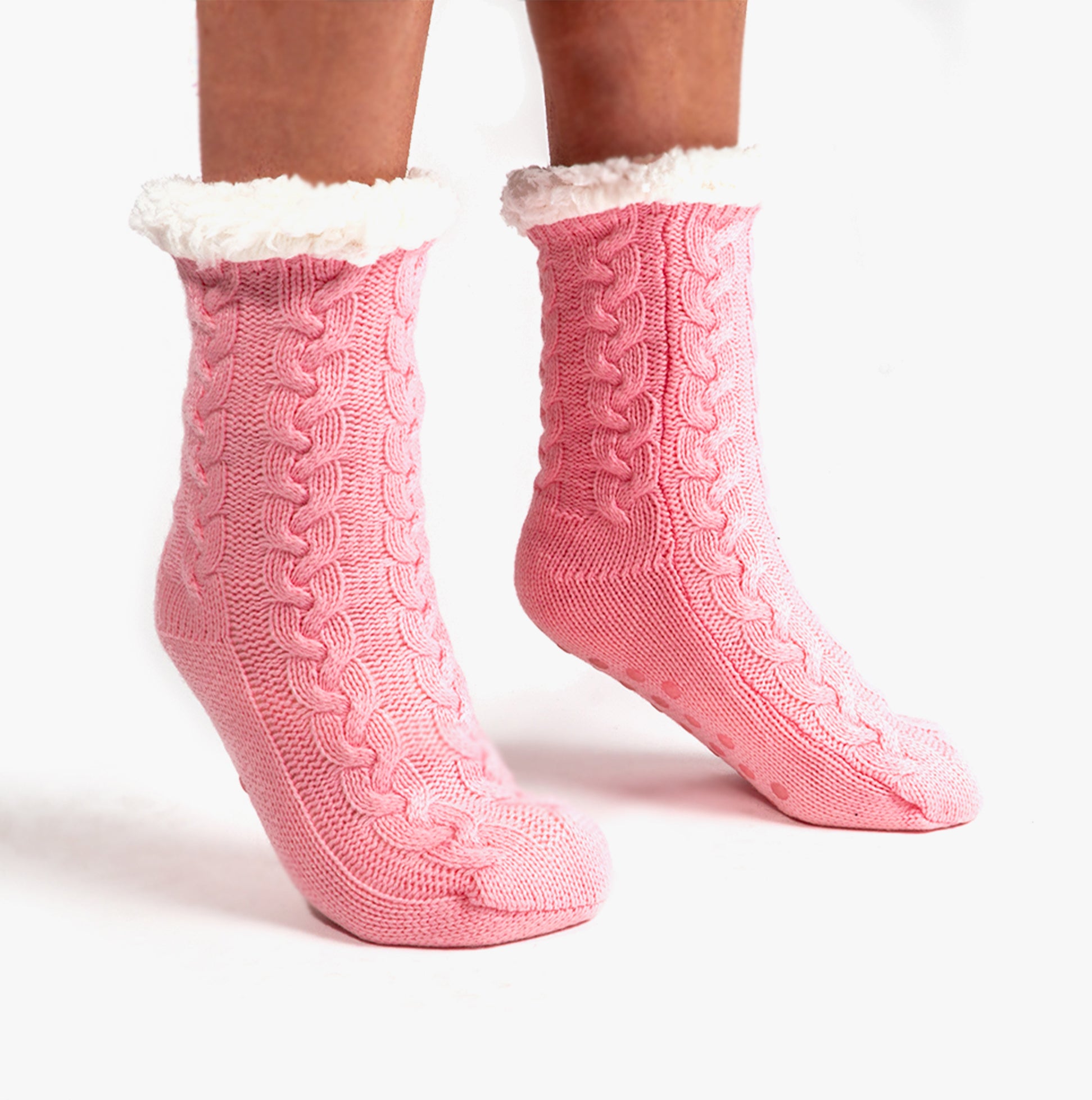 HOS Comfort MELLOW Womens Slipper Socks Pink