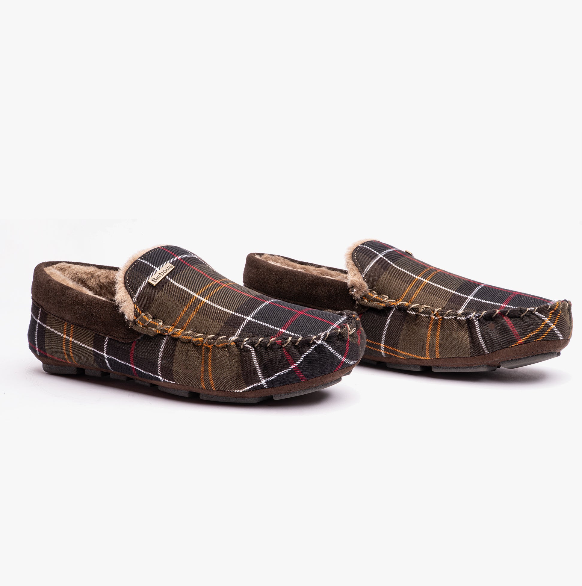 Barbour MONTY Mens Slippers Recycled Classic Tartan