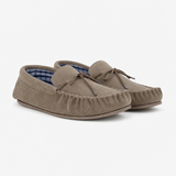 Mokkers BRUCE Mens Moccasin Slippers Taupe