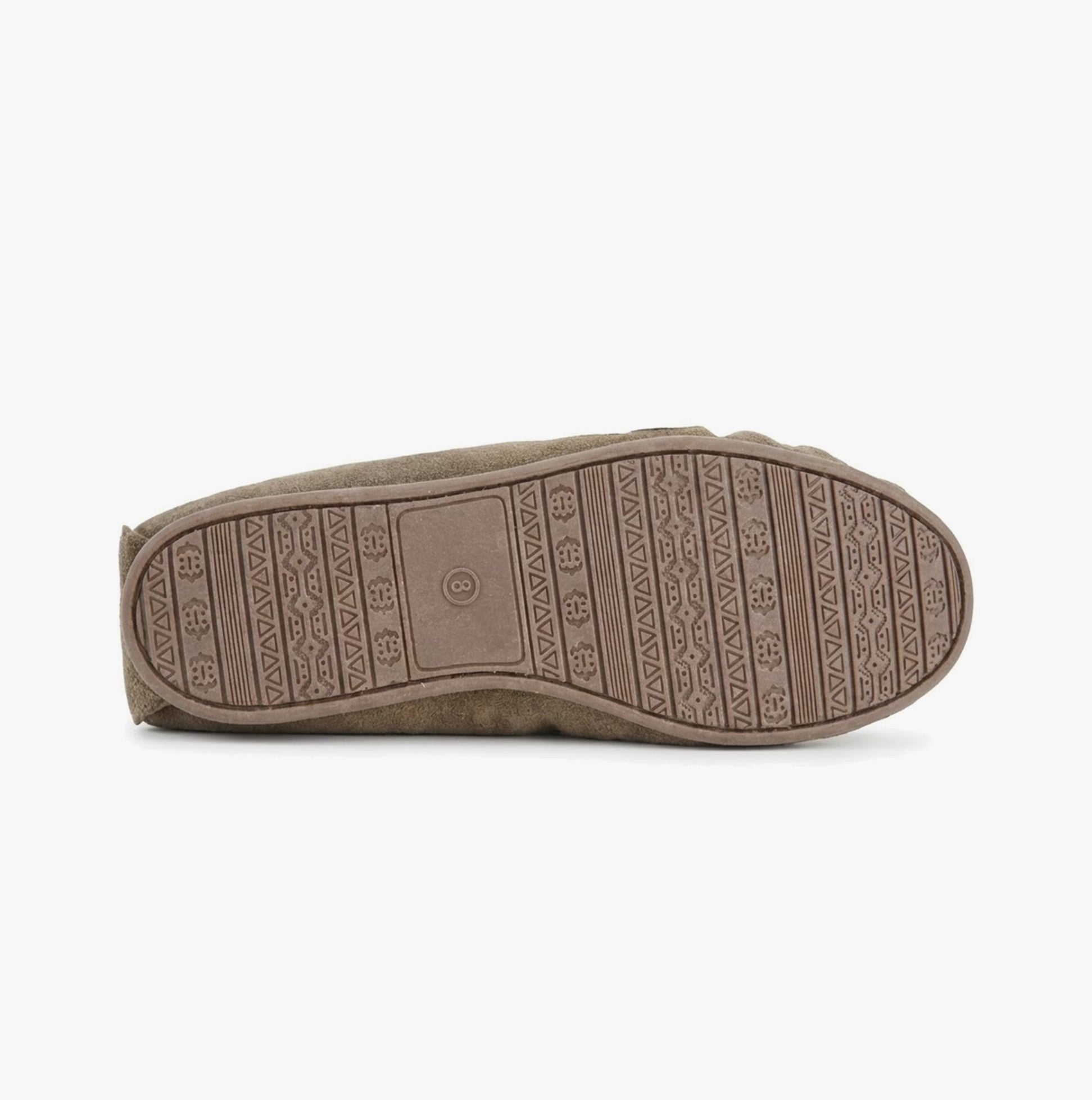 Mokkers BRUCE Mens Moccasin Slippers Taupe