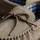 Mokkers BRUCE Mens Moccasin Slippers Taupe
