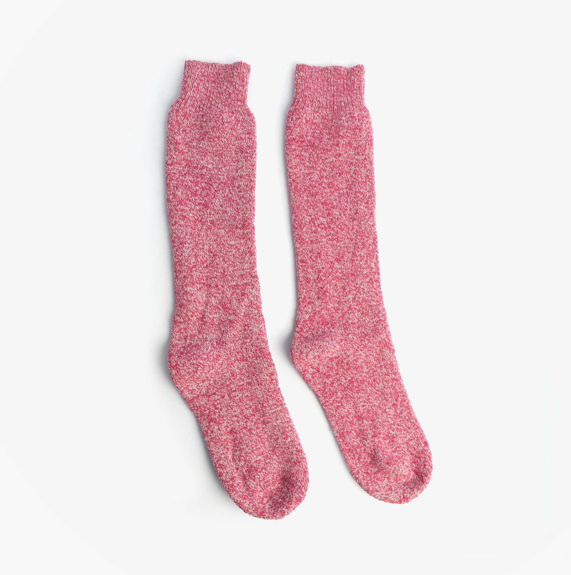 Mud Dogs Womens Welly Boot Socks Pink, front view, wool blend design, ideal for Wellington boots.