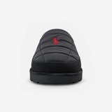 Polo Ralph Lauren READ SCFF II Mens Mules Navy Nylon/Navy Suede with Red