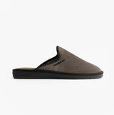 Nordikas 131 Mens Suede Mule Slippers Grey