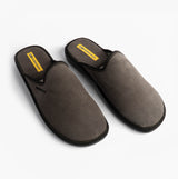 Nordikas 131 Mens Suede Mule Slippers Grey