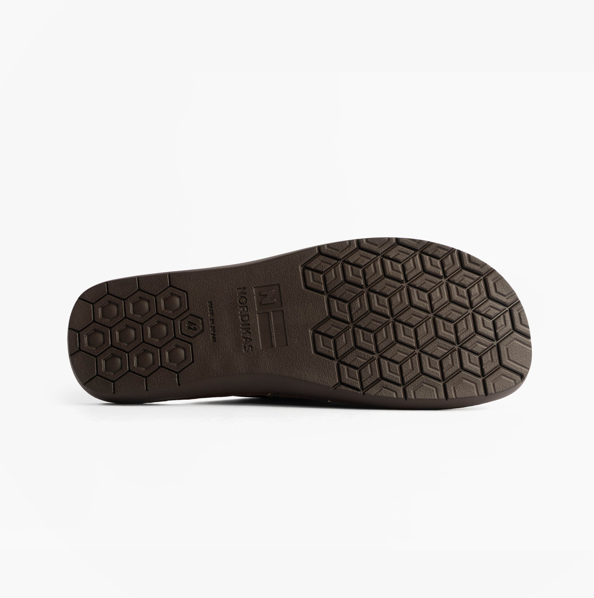 Nordikas 131 Mens Leather Mule Slippers Black