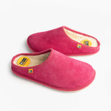 Nordikas 2083 Womens Fur Lined Mule Slippers Pink