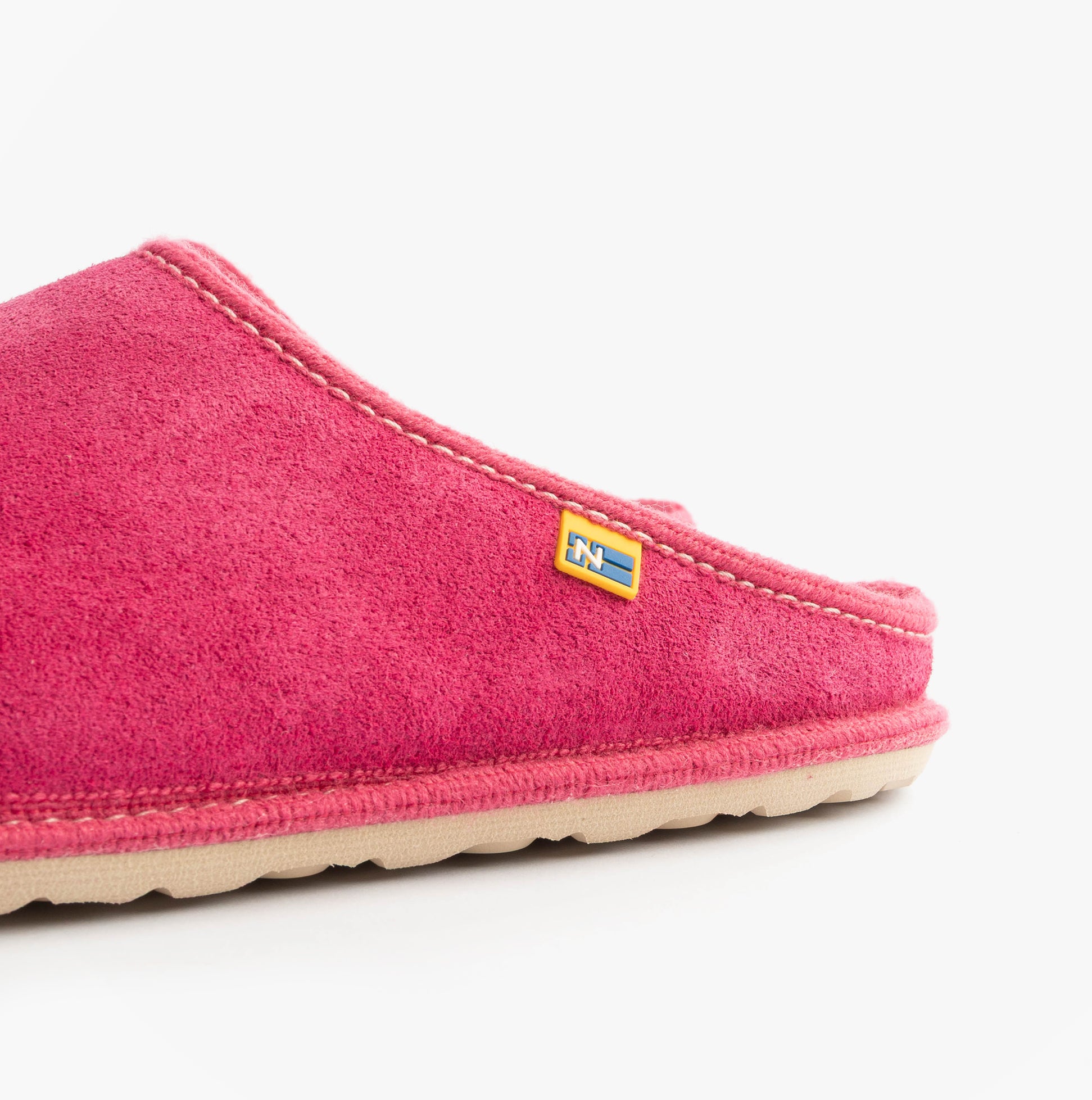 Nordikas 2083 Womens Fur Lined Mule Slippers Pink