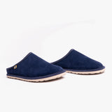 Nordikas 2083 Womens Fur Lined Mule Slippers Indigo