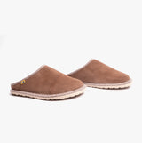 Nordikas 2083 Womens Fur Lined Mule Slippers Piedra