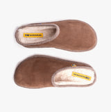 Nordikas 2083 Womens Fur Lined Mule Slippers Piedra