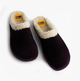 Nordikas 2087 Womens Suede Mule Slippers Purple