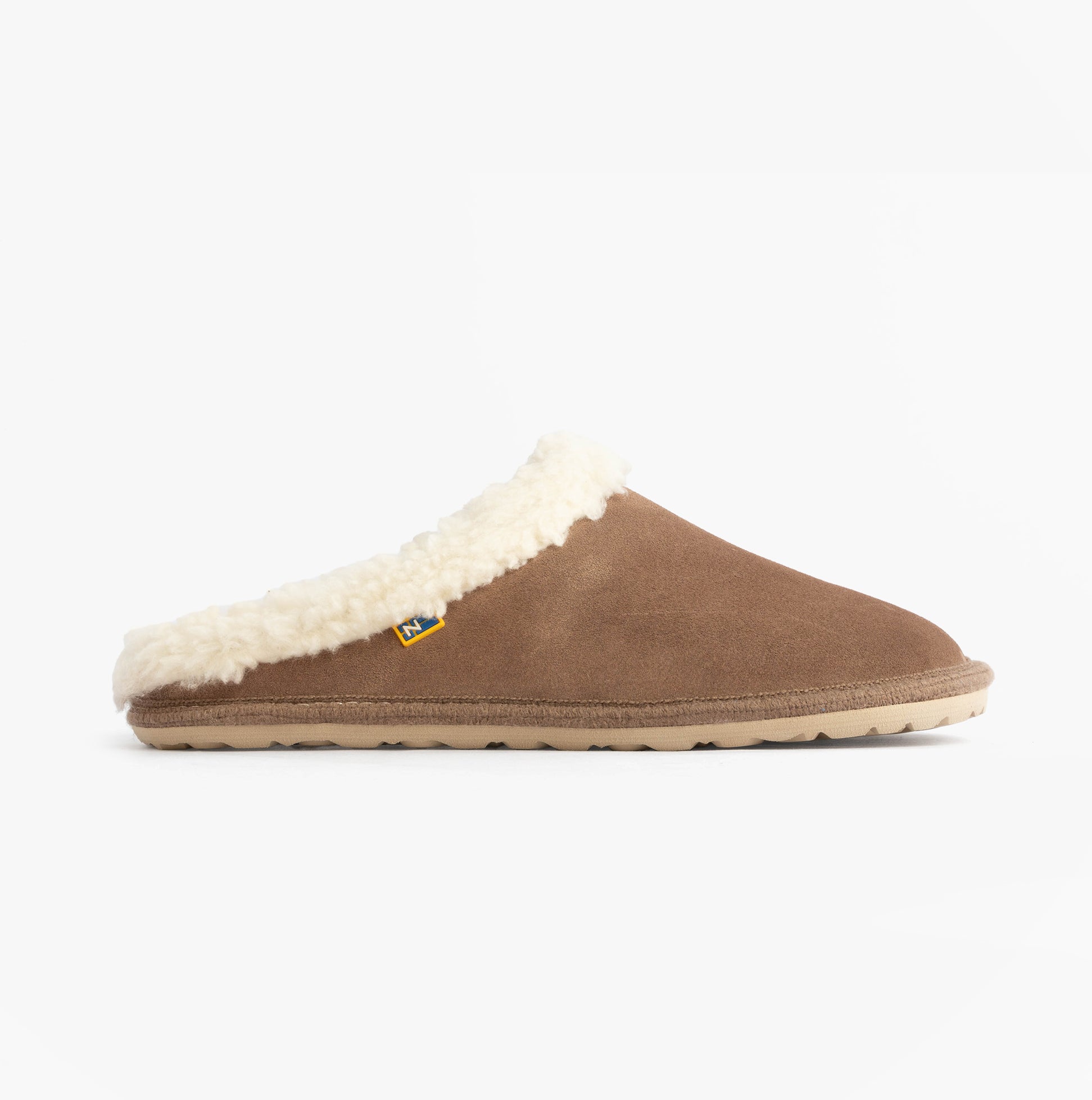 Nordikas 2087 Womens Suede Mule Slippers Piedra